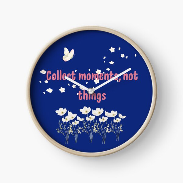Item preview, Collect moments not things - Aesthetic Quote Mug and Gift Design designed and sold by Mekamo.