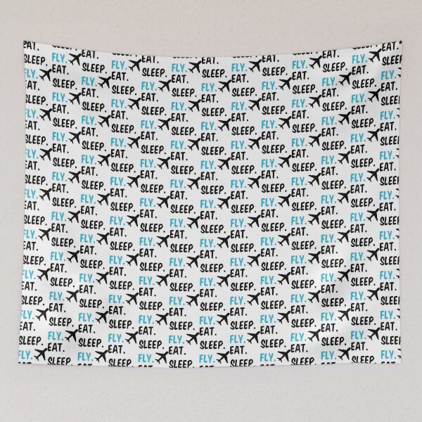 Item preview, Eat Sleep Fly Pilot Aviation Lifestyle Design designed and sold by Falastar.