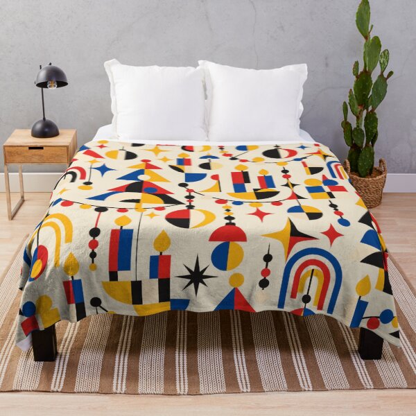 Item preview, Bauhaus Christmas – Modernist Geometric Holiday Pattern designed and sold by MetaModel Editions.