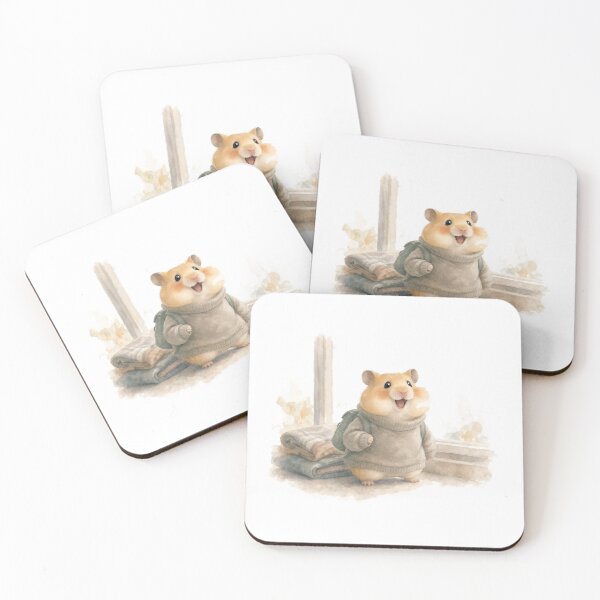 Item preview, Pip the Hamster Sweater Window Watercolor designed and sold by DoodleMenagerie.