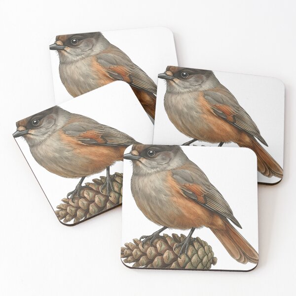 Item preview, Vintage Naturalist Siberian Jay - Antique Winter Bird Plate designed and sold by Catch333.