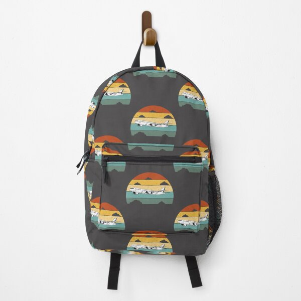 Item preview, Retro Vintage Airplane Pilot Design with Sunset Background designed and sold by Falastar.