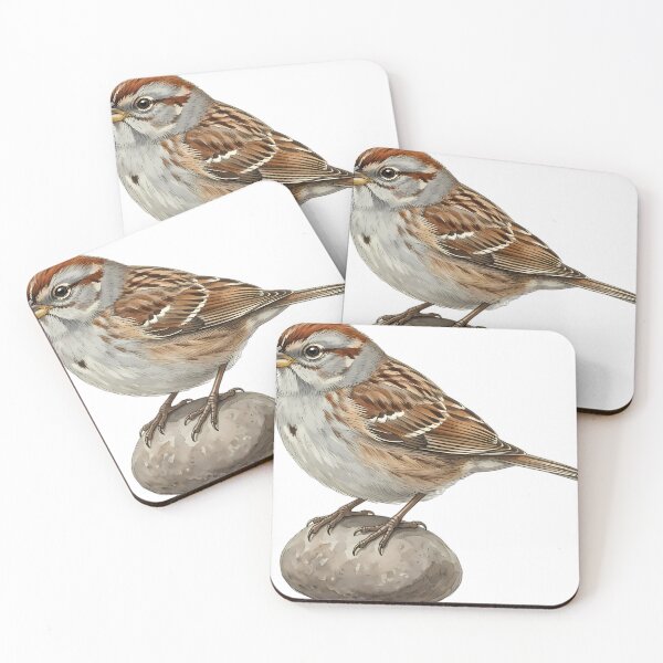 Item preview, Vintage Naturalist American Tree Sparrow - Antique Bird Plate designed and sold by Catch333.