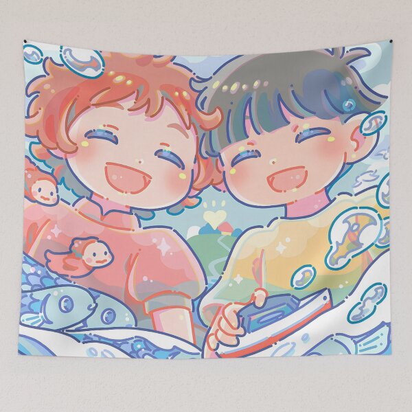 Item preview, Cute art little kids [[kiki's]] go -%[ghiblis]%- playing aways designed and sold by Hydraart13.