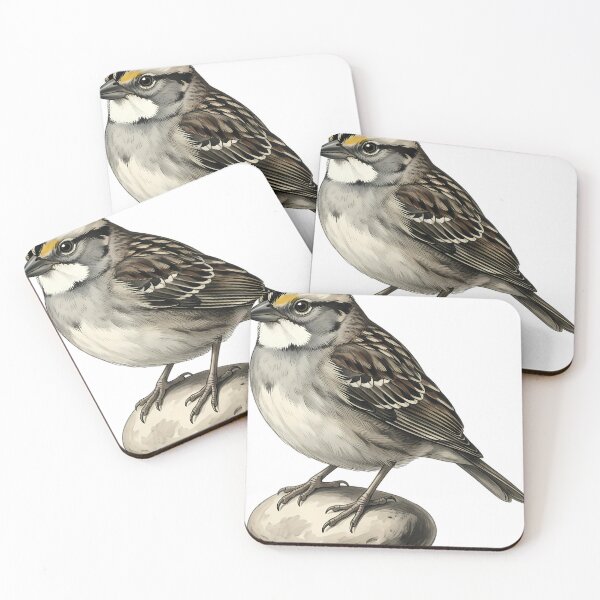 Item preview, Vintage Naturalist White Throated Sparrow - Antique Bird Art designed and sold by Catch333.