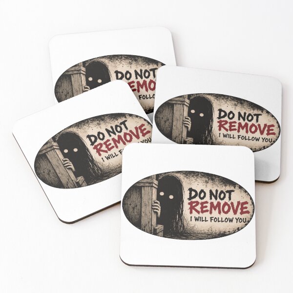 Item preview, Do Not Remove I Will Follow You Creepy Ghost Doorway T-Shirt designed and sold by medicalkinoko.