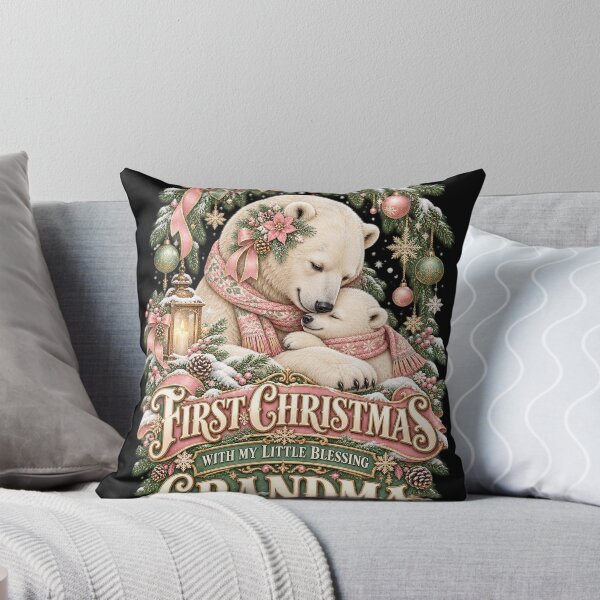 Item preview, Grandma Polar Bear First Christmas designed and sold by Art For You Studio.