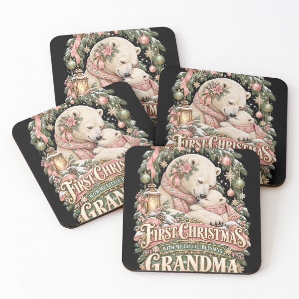 Item preview, Grandma Polar Bear First Christmas designed and sold by Art For You Studio.