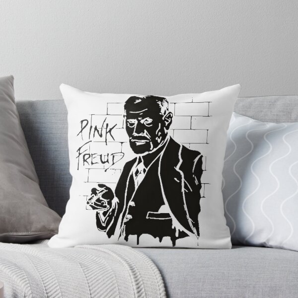 Item preview, Pink Floyd and Sigmund Freud Funny Pun Design Combining Music and Psychology Humor designed and sold by ELMUNDOKIDS.