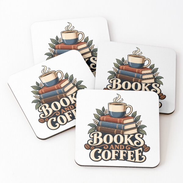 Item preview, Books And Coffee Reader Caffeine Lover Vintage Aesthetic designed and sold by Photo-Sphere101.