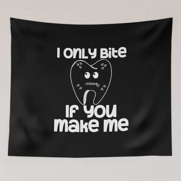 Item preview, I Only Bite If You Make Me Gimp Tooth designed and sold by wrestletoys.