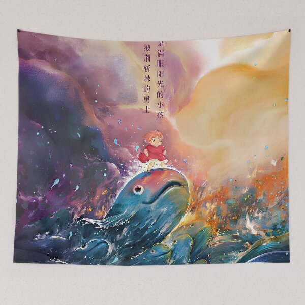Item preview, Cute kawaii art girl [[kiki's]] -%[ghiblis]%- ride fish aways designed and sold by Hydraart13.