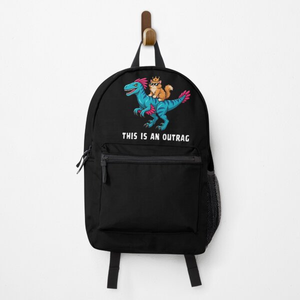Item preview, Cool Cat Riding Dinosaur Funny Animal Graphic designed and sold by tarzbol.