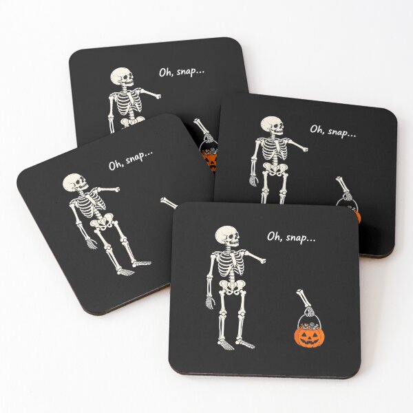 Item preview, Oh Snap Skeleton Halloween Pun designed and sold by GiaoCalonas.