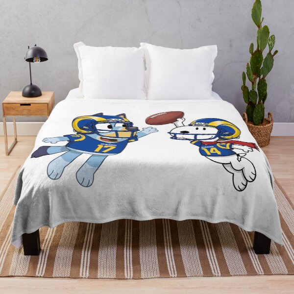 Item preview, Bluey And Snoopy Los Angeles Chargers Football Catch Game Day designed and sold by DamianRoy88.