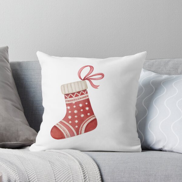 Item preview, • Elegant Nordic Christmas Stocking with Ribbon Bow designed and sold by AlinaMel.