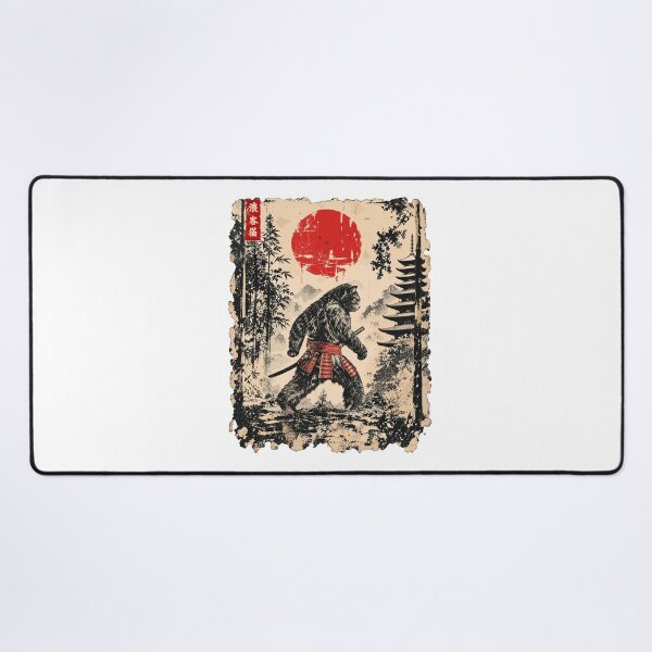 Item preview, Ronin Cat Samurai Japanese Ukiyo-e Warrior designed and sold by Designart68.