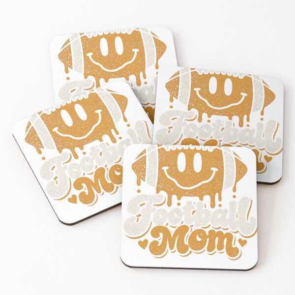 Item preview, Football Smiley — Retro Dripping Football Face designed and sold by BlueFernSupply.