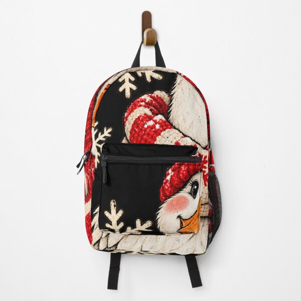 Item preview, Christmas Goose with Red Hat and Scarf designed and sold by Denenberg Jardel.