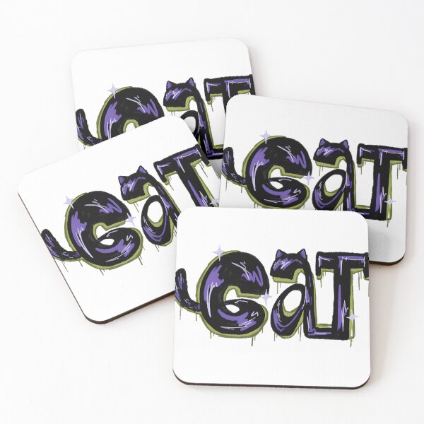 Item preview, Graffiti Cat Bold Street Art Typography designed and sold by Connor801.