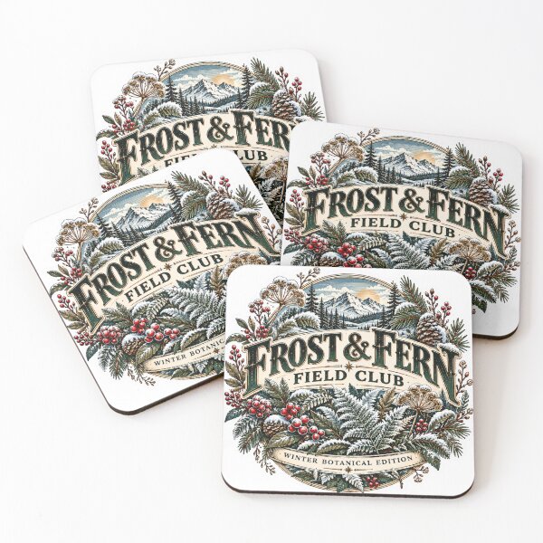 Item preview, Frost & Fern Field Club Winter Botanical Cottagecore Graphic designed and sold by pradeepvisuals.