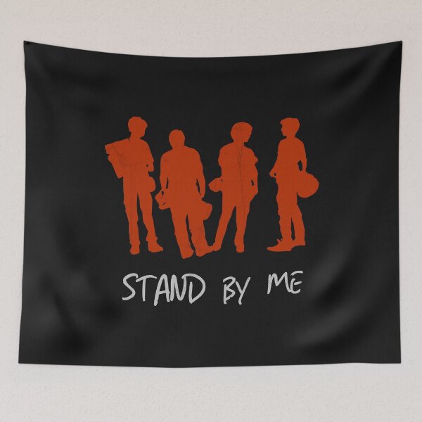 Item preview, Stand By Me Minimalist 80s Film Silhouette Graphic T-Shirt designed and sold by MORKINO POSTERS.
