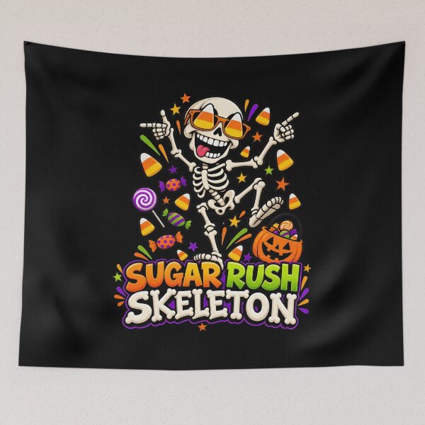 Item preview, Sugar Rush Skeleton Candy Halloween designed and sold by GiaoCalonas.