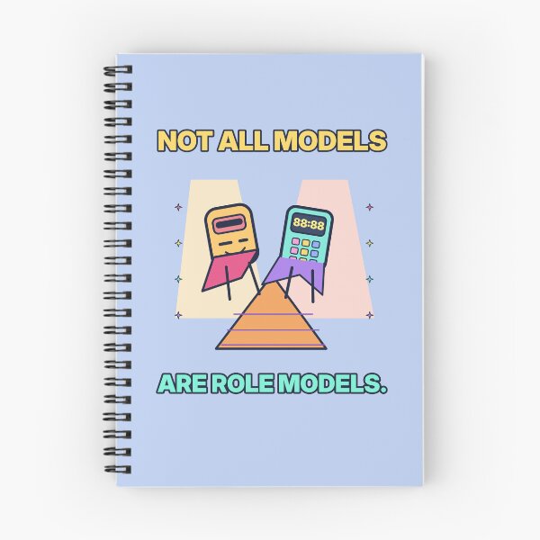 Item preview, Not All Models Are Role Models - Funny AI and Machine Learning Pun designed and sold by Ink and Wink.