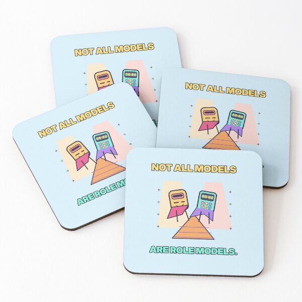 Item preview, Not All Models Are Role Models - Funny AI and Machine Learning Pun designed and sold by Ink and Wink.
