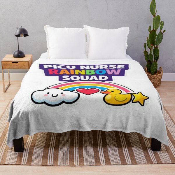 Item preview, PICU Nurse Rainbow Squad – Pediatric Nurse Sticker Design designed and sold by Timeless Junction.