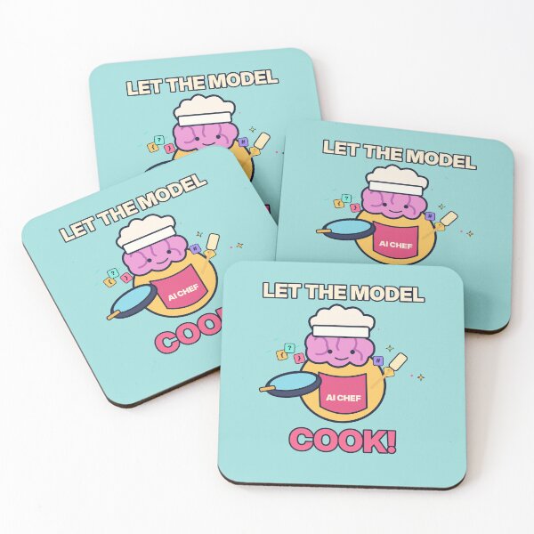 Item preview, Let the Model Cook - Funny AI Brain Chef and Machine Learning designed and sold by Ink and Wink.
