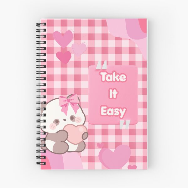 Item preview, Take It Easy Cute Pink Bear Kawaii Aesthetic designed and sold by Aries Creation Store.