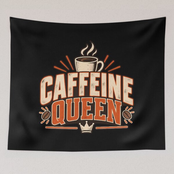 Item preview, Caffeine Queen Coffee Lover Morning Routine Women Baristas designed and sold by Photo-Sphere101.