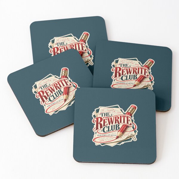 Item preview, The Rewrite Club – Vintage Editor Pencil Writer Sticker designed and sold by astersgraphics.