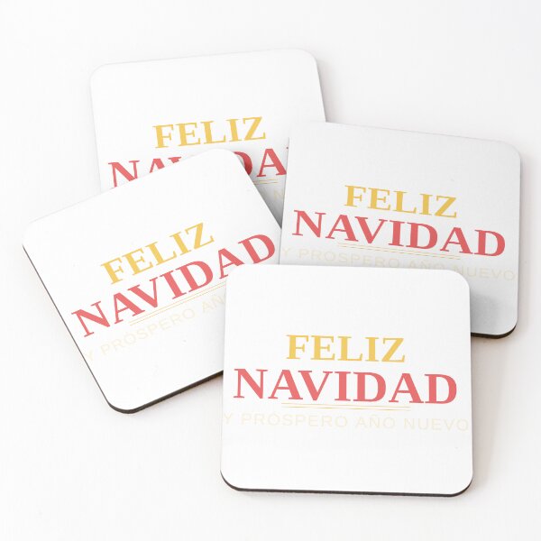 Item preview, Merry Christmas Retro Vintage and Happy New Year Spanish Christmas designed and sold by FrasesQueViste.