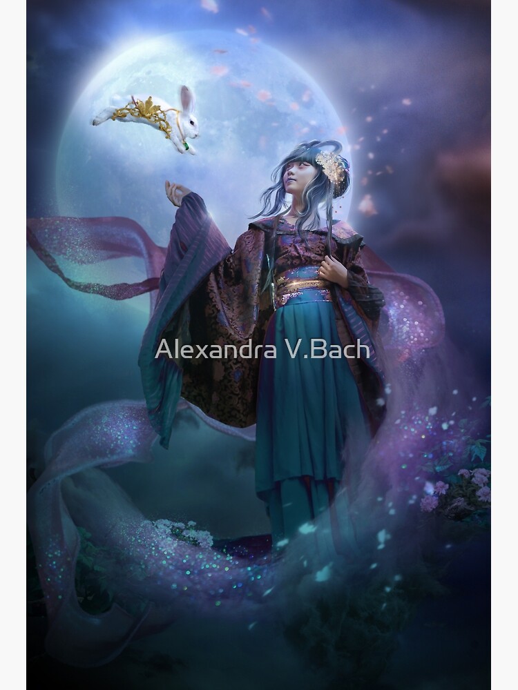Moon Goddess Chang'e by ravendusk