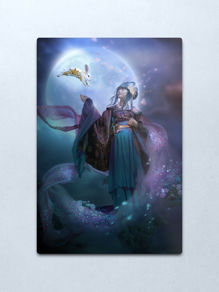 Alternate view of Moon Goddess Chang'e Metal Print