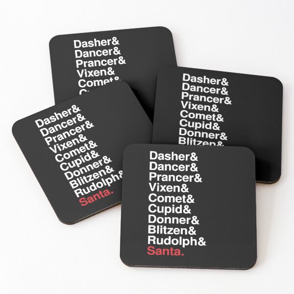 Item preview, Santa Claus's Reindeer Names designed and sold by mapedx.