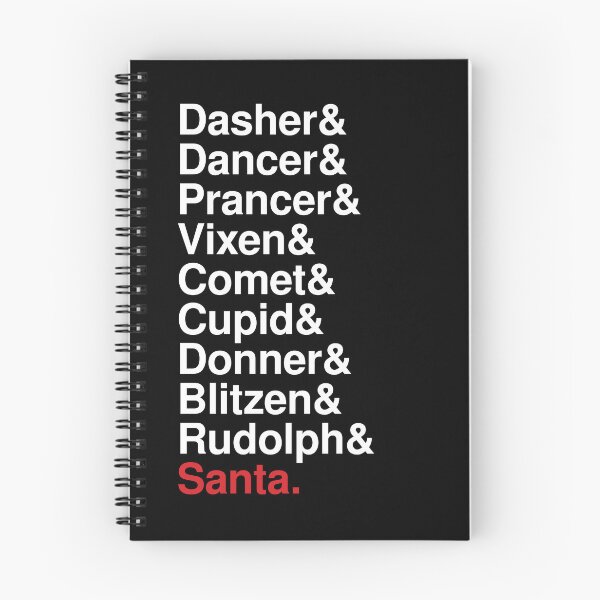 Item preview, Santa Claus's Reindeer Names designed and sold by mapedx.