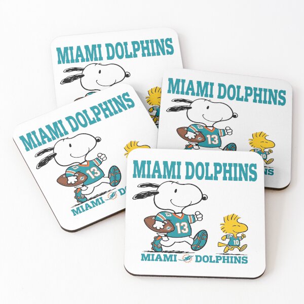 Item preview, Snoopy And Woodstock Miami Dolphins Game Day designed and sold by menzierprotnerk.