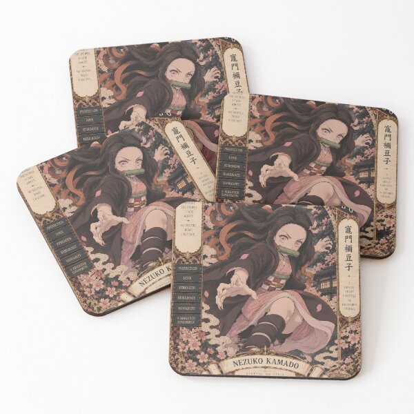 Item preview,  Nezuko Demon Slayer Vintage Ukiyo-e Anime Art designed and sold by OrionInkVault.