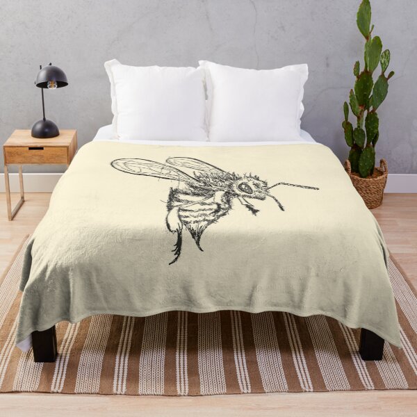 Item preview, Honey Bee | Vintage Nature Art | Hand Drawn Insect designed and sold by Half Mess.
