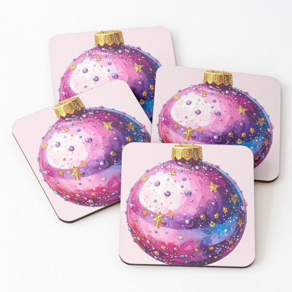 Item preview, Bedazzled Pink Christmas Ornament designed and sold by icemanphotos.