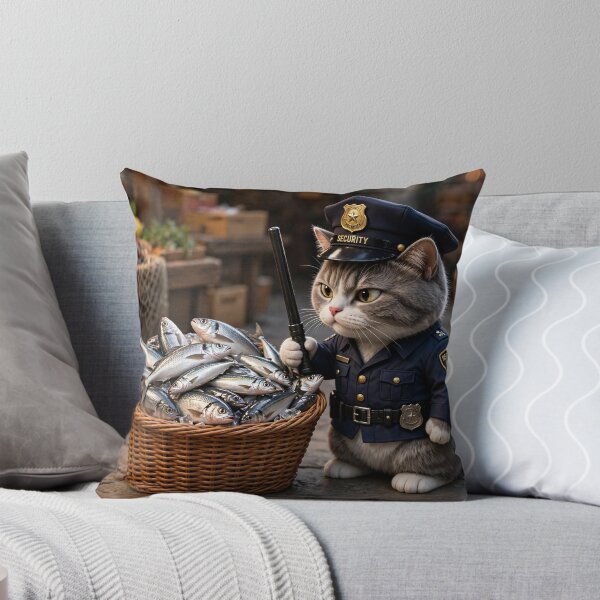 Item preview, Cat on Duty designed and sold by AwesomeDigiShop.
