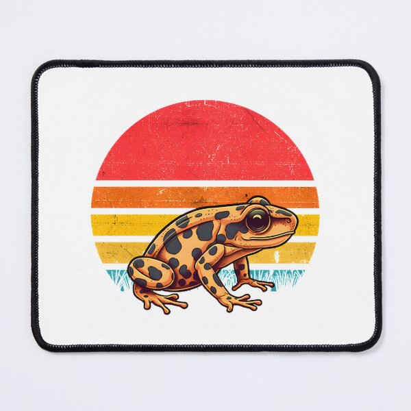 Item preview, Vintage Retro Sunset Poison Dart Frog Illustration Design designed and sold by DN-SHOP.