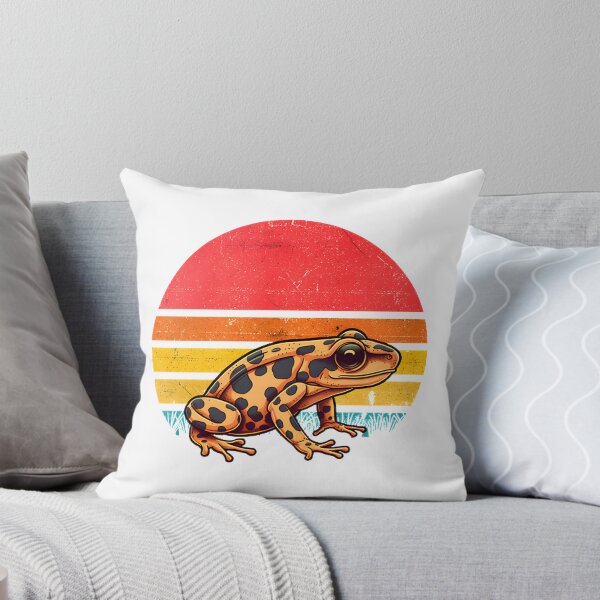 Item preview, Vintage Retro Sunset Poison Dart Frog Illustration Design designed and sold by DN-SHOP.