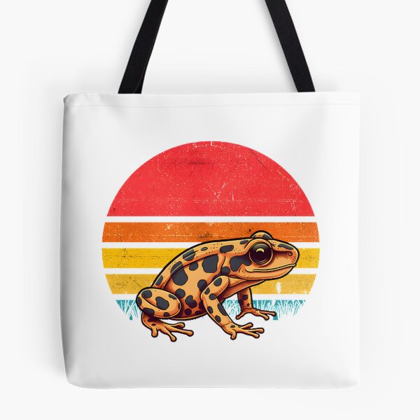 Item preview, Vintage Retro Sunset Poison Dart Frog Illustration Design designed and sold by DN-SHOP.