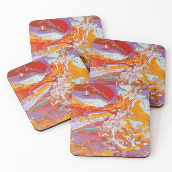 Item preview, Abstract fire colors designed and sold by Arte-silvia.