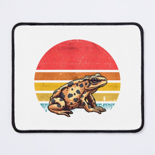 Item preview, Vintage Poison Dart Frog with Retro Sunset Design designed and sold by DN-SHOP.