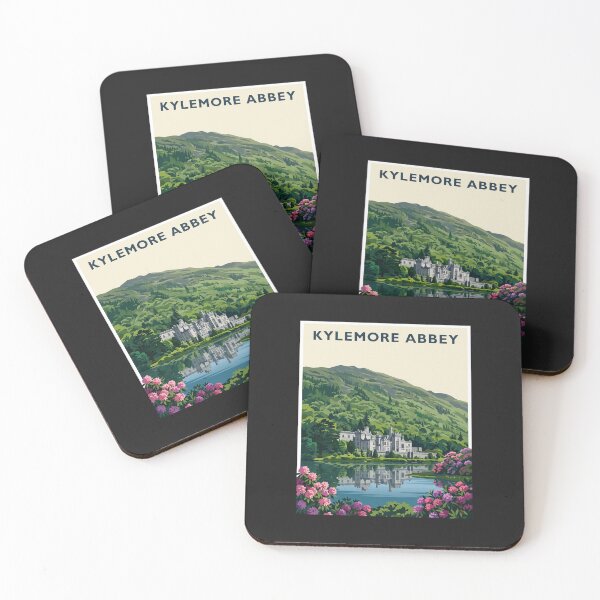 Item preview, Kylemore Abbey Connemara – Vintage Irish Travel Poster designed and sold by Odd World.